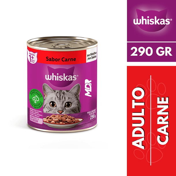 Lata Whiskas Carne