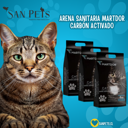 Arena Martdor carbón activado 12 kilos