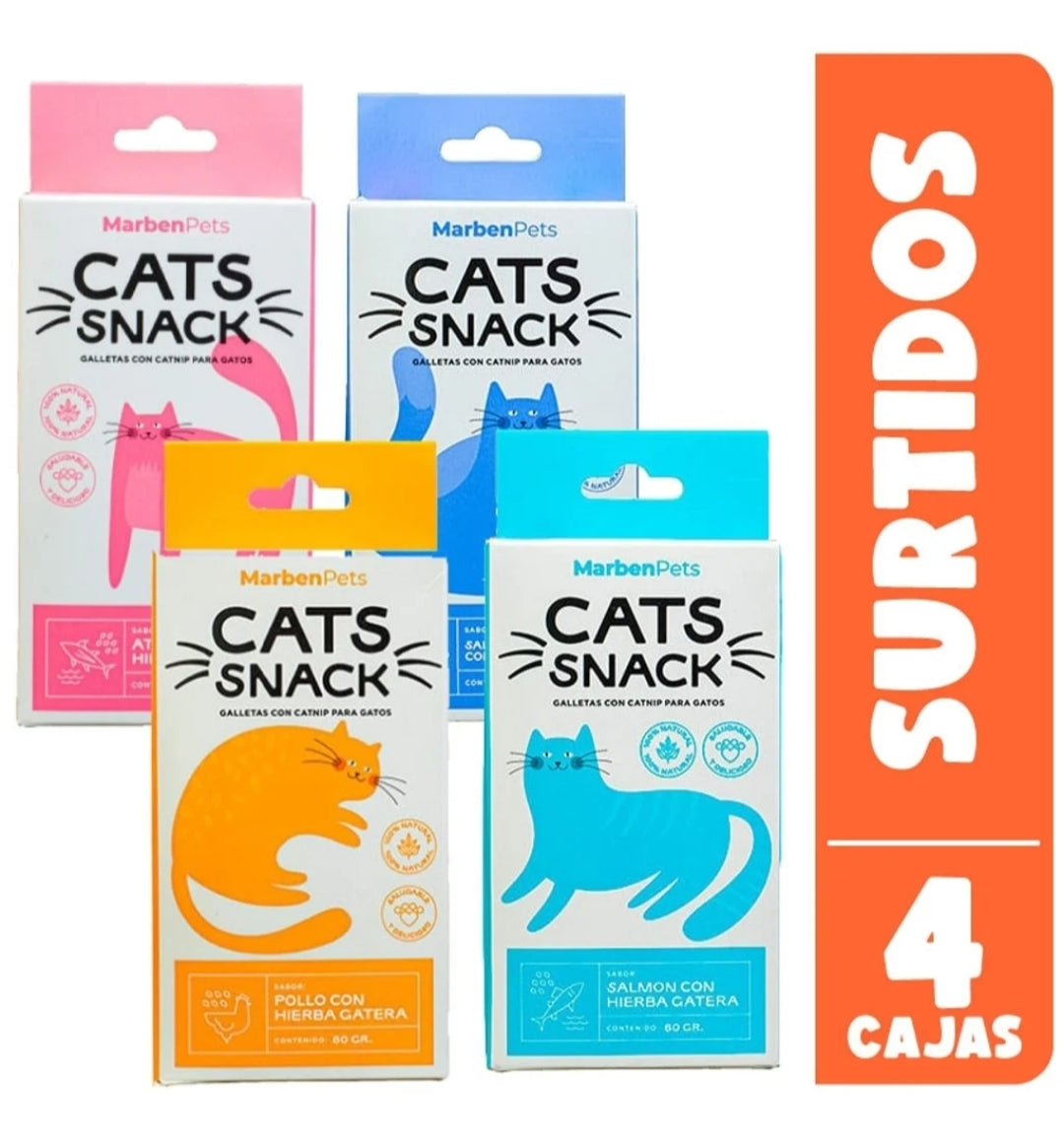 Cats Snacks Pack 4 cajas